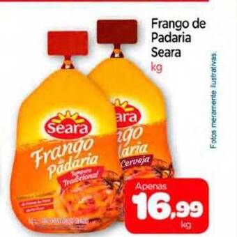 Nordestão Frango de padaria seara oferta