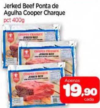 Jerked beef ponta de agulha cooper charque