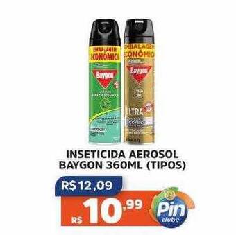Pinheiro Supermercado Inseticida aerosol baygon tipos oferta