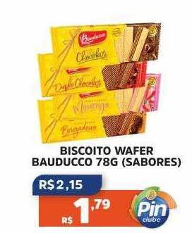 Pinheiro Supermercado Biscoito wafer bauducco sabores oferta