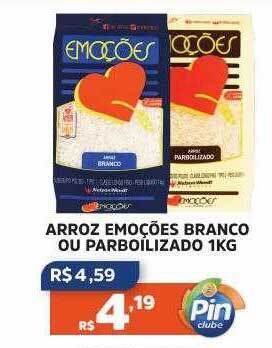 Pinheiro Supermercado Arroz emoções branco ou parboilizado oferta