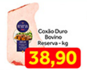 Shibata Supermercados Coxao Duro Bovino Reserva 1kg oferta