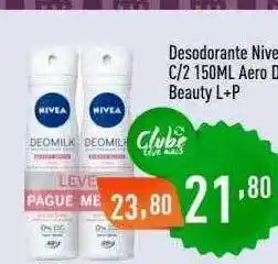 Supermercados Pague Menos Desodorante nivea aero da beauty oferta