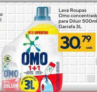 Coop Lava roupas omo concentrado para diluir oferta