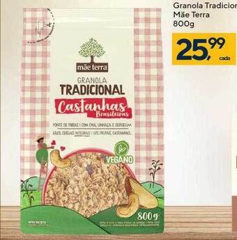 Coop Granola tradicional mãe terra oferta