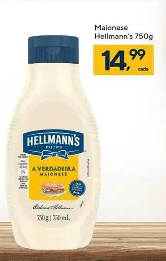 Maionese hellmann's 750g
