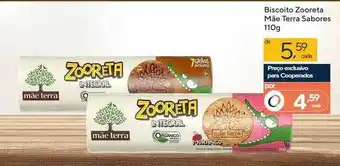 Coop Biscoito zooret mãe terra sabores oferta