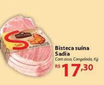 Nacional Bisteca suina sadia oferta