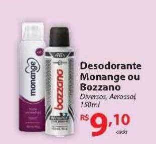 Desodorante monange ou bozzano