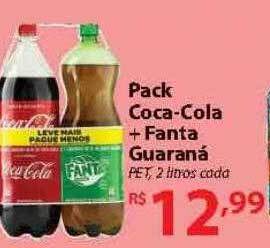 Nacional Pack coca-cola + fanta guaraná oferta
