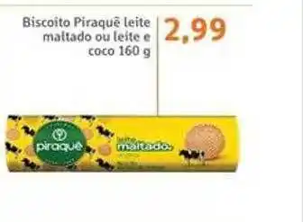Sonda Biscoito piraquê leite maltado ou leite e coco oferta