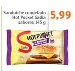 Sanduiche congelado hot pocket sadia sabores