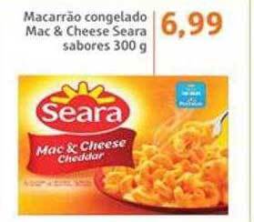 Sonda Macarrão congelado mac & cheese seara sabores oferta