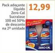 Sonda Pack adoçante liquido zero-cal sucralose oferta