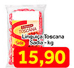 Shibata Supermercados Linguica Toscana Sadia 1kg oferta