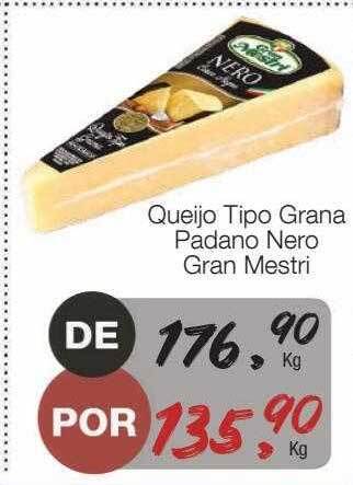 Supermercado Dalben Queijo tipo grana padano nero gran mestri oferta
