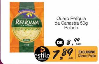 Supermercado Dalben Queijo reliquia da canastra ralado oferta