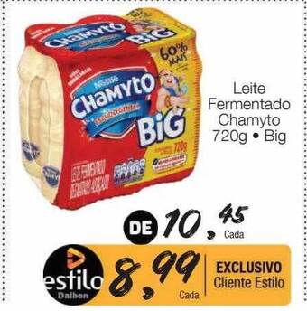 Supermercado Dalben Leite fermentado chamyto big oferta
