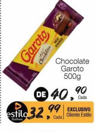 Supermercado Dalben Chocolate garoto oferta