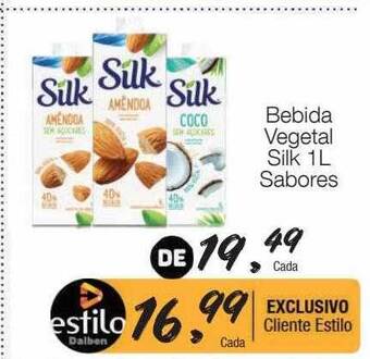 Supermercado Dalben Bebida vegetal silk sabores oferta