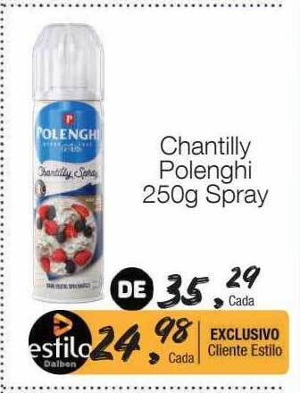 Supermercado Dalben Chantilly polenghi spray oferta