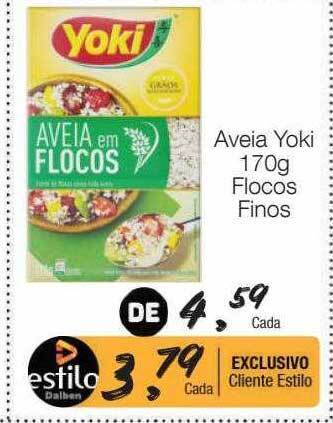 Supermercado Dalben Aveia yoki flocos finos oferta