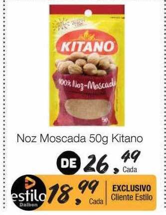Supermercado Dalben Noz moscada kitano oferta