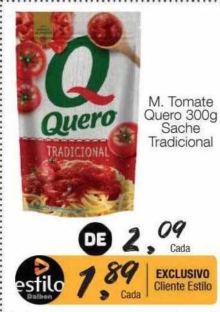 Supermercado Dalben M. tomate quero sache tradicional oferta