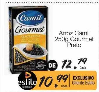 Arroz camil gourmet preto