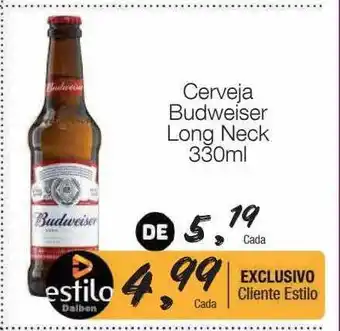 Supermercado Dalben Cerveja budweiser long neck oferta