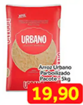 Shibata Supermercados Arroz Urbano Parbilizado pacote 5kg oferta