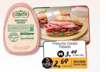 Supermercado Dalben Presunto ceratti fatiado oferta