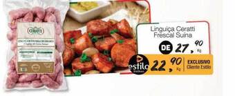 Supermercado Dalben Linguiça ceratti frescal suina oferta