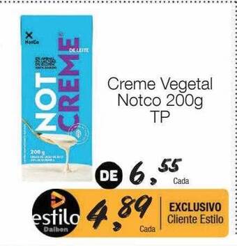Creme vegetal notco