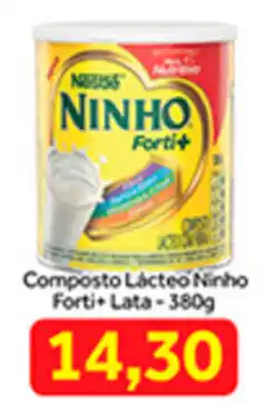 Shibata Supermercados Composto Lacteo Ninho Forti lata 380g oferta