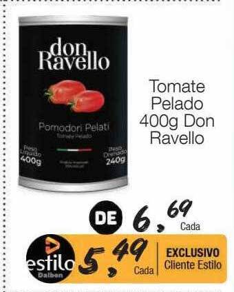 Supermercado Dalben Tomate pelado don ravello oferta