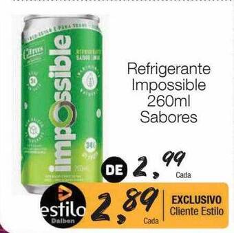 Supermercado Dalben Refrigerante impossible sabores oferta