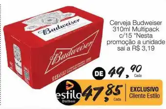 Supermercado Dalben Cerveja budweiser multipack oferta