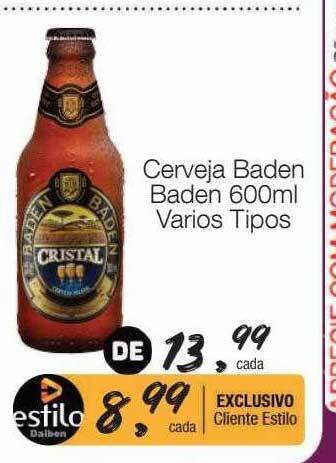 Supermercado Dalben Cerveja baden baden varios tipos oferta
