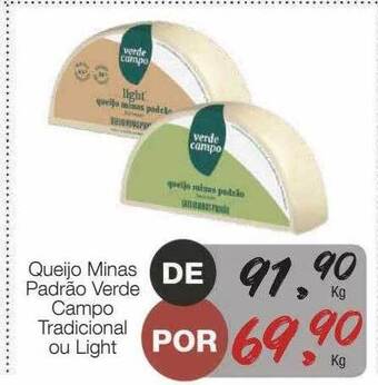 Supermercado Dalben Queijo minas padrão verde campo tradicional ou light oferta