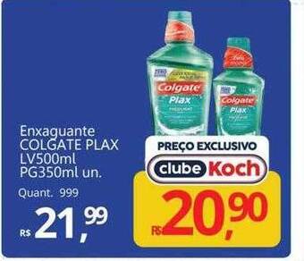 Supermercados Koch Enxaguante colgate plax oferta