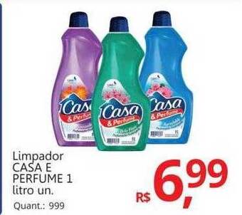 Limpador casa e perfume