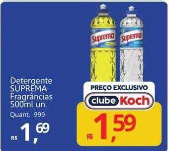 Supermercados Koch Detergente suprema fragrâncias oferta