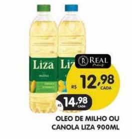 Supermercados Real Oleo de milho ou canola liza oferta