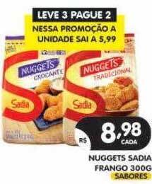 Supermercados Real Nuggets sadia frango oferta