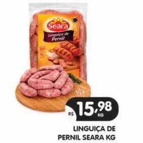 Supermercados Real Linguiça de pernil seara oferta