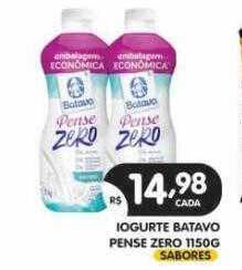 Supermercados Real Iogurte batavo pense zero oferta