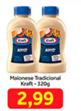 Maionese Tradicional Kraft 320g