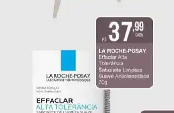 La Roche Posay Effaclar Alta Tolerância Sabonete Limpeza Suave Antioleosidade 70ml