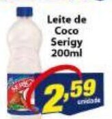 Vencedor Atacadista leite de Coco Serigy 200ml oferta
